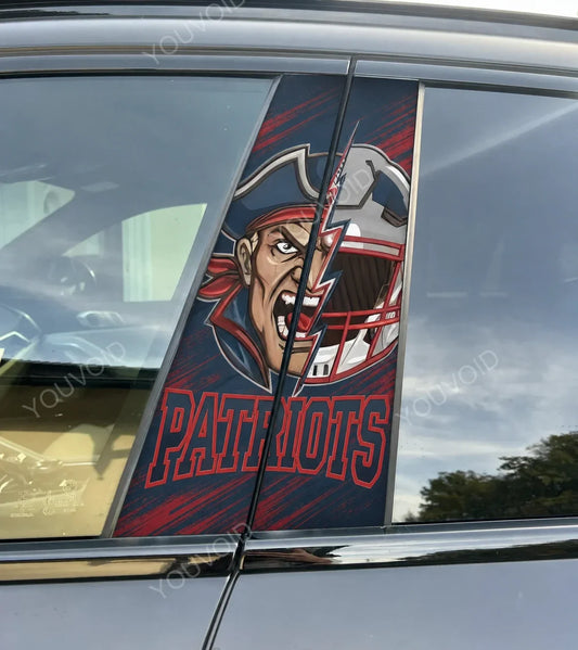 New England Patriots Car Pillar Wrap - Universal Fit