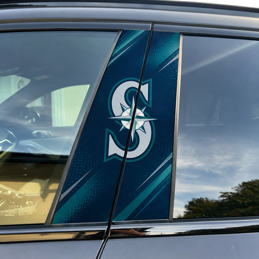 Seattle Mariners Car Pillar Wrap - Universal Fit