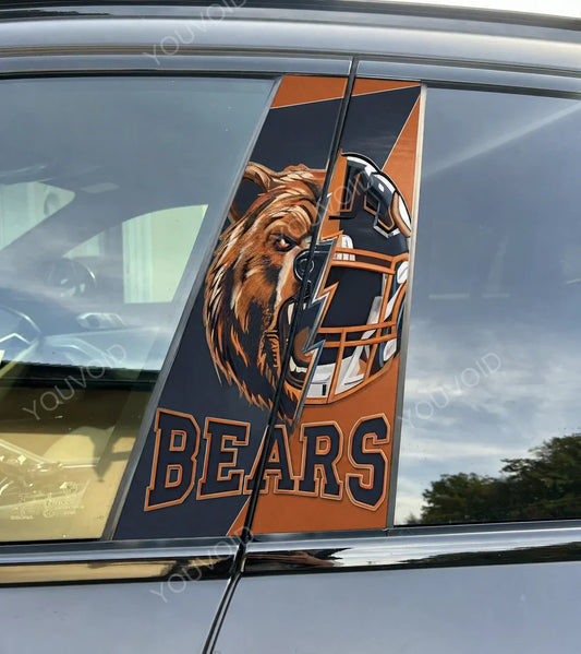 Chicago Bears Car Pillar Wrap - Universal Fit