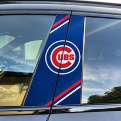 Chicago Cubs Car Pillar Wrap - Universal Fit