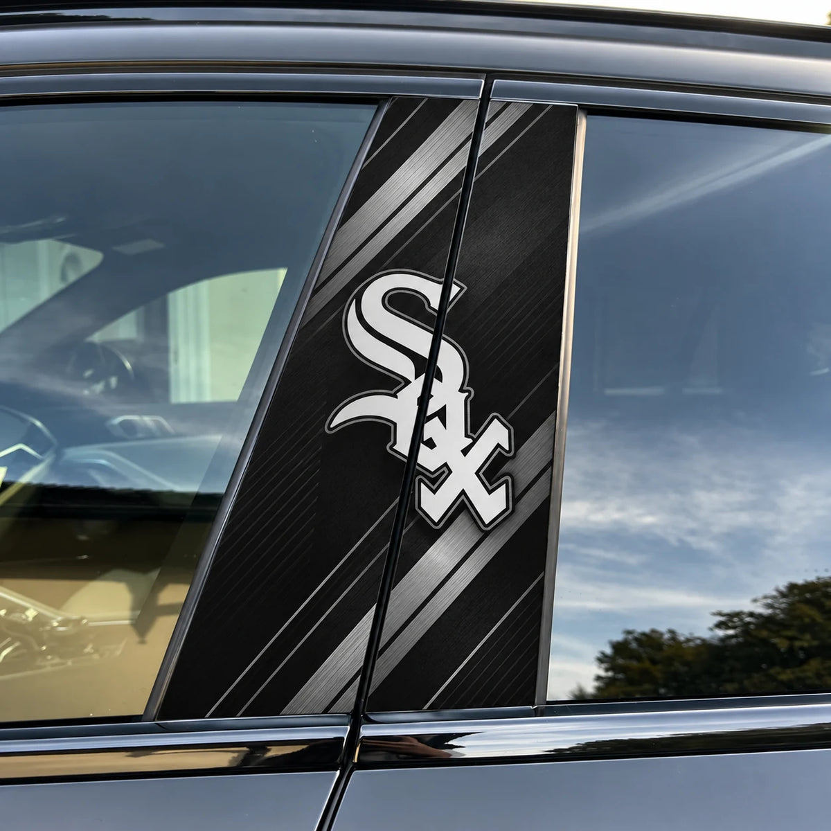 Chicago White Sox Car Pillar Wrap - Universal Fit