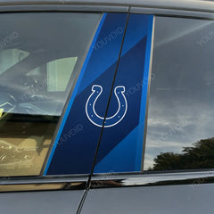 Indianapolis Colts Car Pillar Wrap - Premium Vinyl B-Pillar Decal, Universal Fit