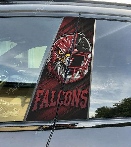 Atlanta Falcons Car Pillar Wrap - Universal Fit