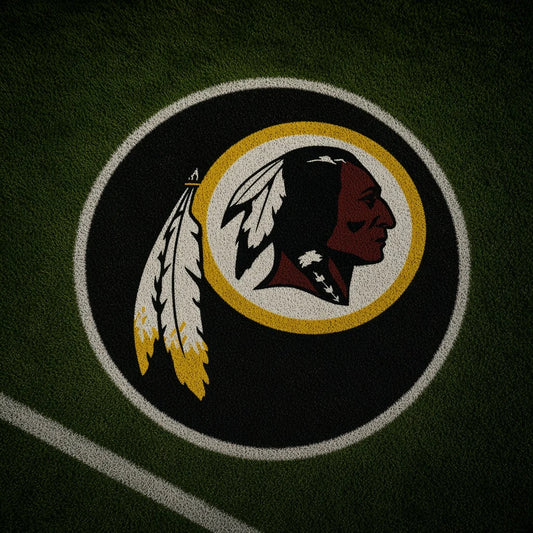 Washington Redskins Football Car Door Projector Light grass scene