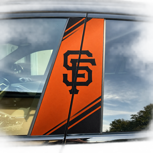 San Francisco Giants Car Pillar Wrap - Universal Fit