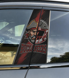 Tampa Bay Buccaneers Car Pillar Wrap - Universal Fit - 1