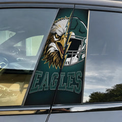 Philadelphia Eagles Car Pillar Wrap - Universal Fit - 1