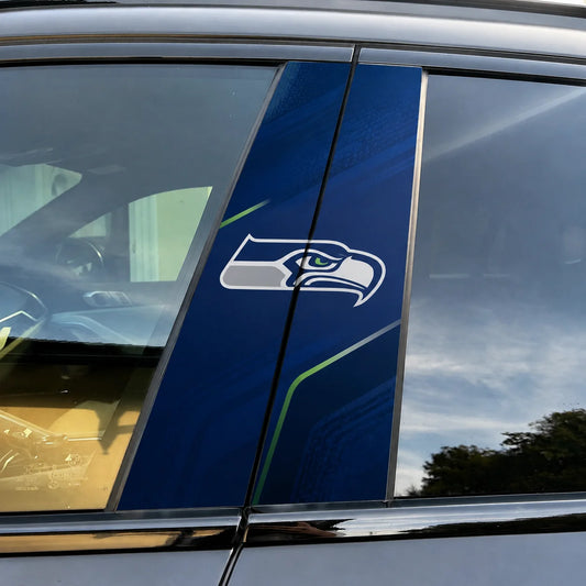 Seattle Seahawks Car Pillar Wrap - Universal Fit - 1