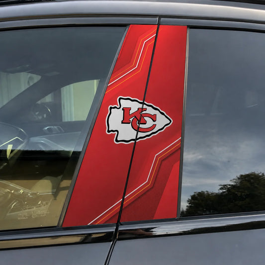 Kansas City Chiefs Car Pillar Wrap - Universal Fit - 1