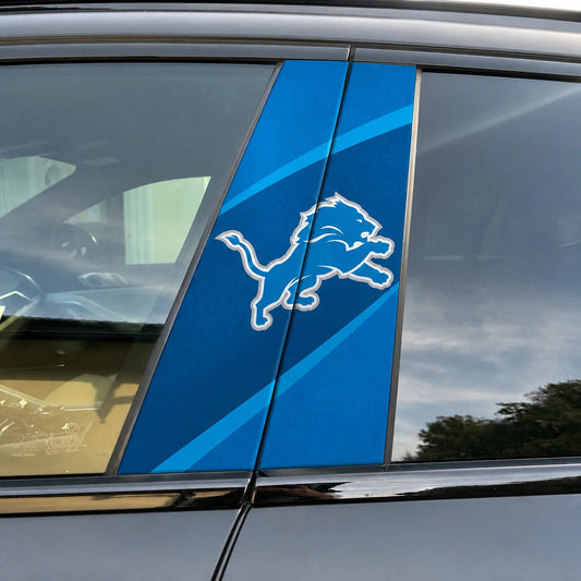 Detroit Lions Car Pillar Wrap - Universal Fit - 1