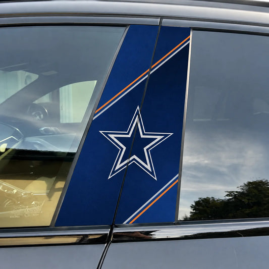 Dallas Cowboys Car Pillar Wrap - Universal Fit - 1