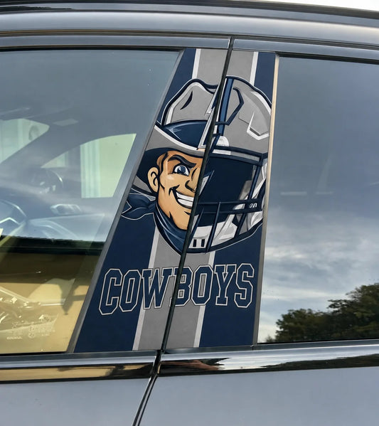 Dallas Cowboys Car Pillar Wrap - Universal Fit - 2