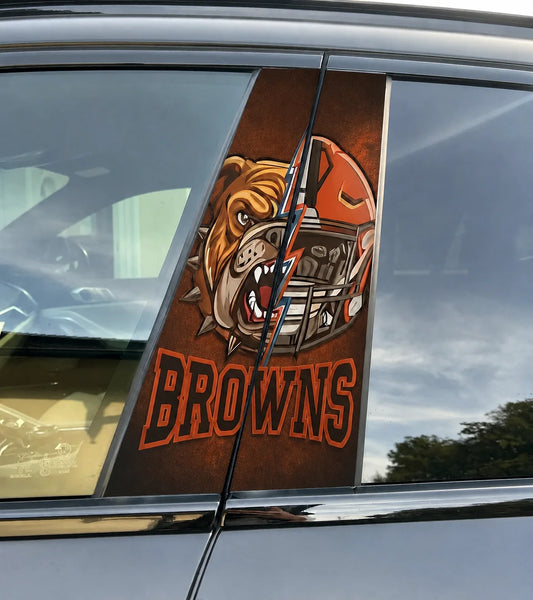 Cleveland Browns Car Pillar Wrap - Universal Fit - 2