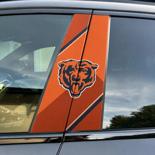 Chicago Bears Car Pillar Wrap - Universal Fit - 1