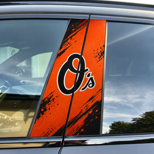 Baltimore Orioles Car Pillar Wrap - Universal Fit
