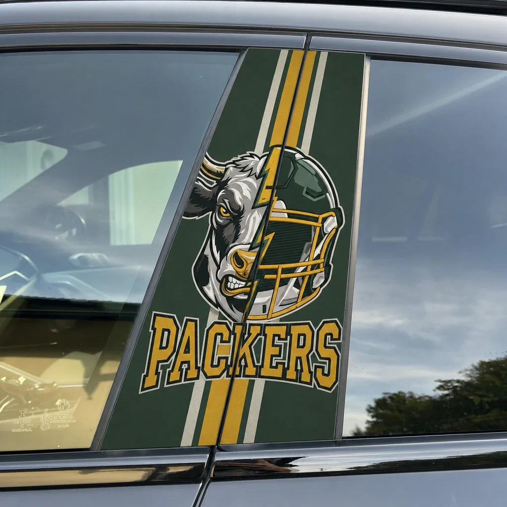 Green Bay Packers Car Pillar Wrap - Universal Fit