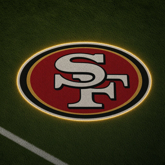 San Francisco 49ers Football Car Door Projector Light grass scene