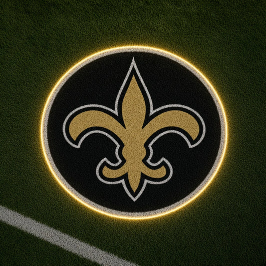 New Orleans Saints Football Car Door Projector Light grass scene