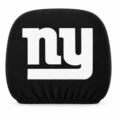 New York Giants car headrest cover, Style 1 logo design, white background